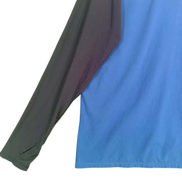 Marmot Mens Long Sleeve Raglan Shirt Blue Dark Gray XXLT TG Outdoor Hiking - Picture 2 of 11